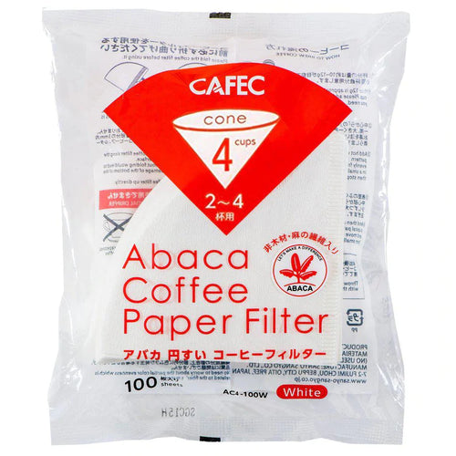 Cafec Abaca 2 Cup Filter Paper 100 Pack